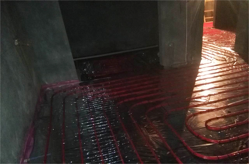 地暖现场